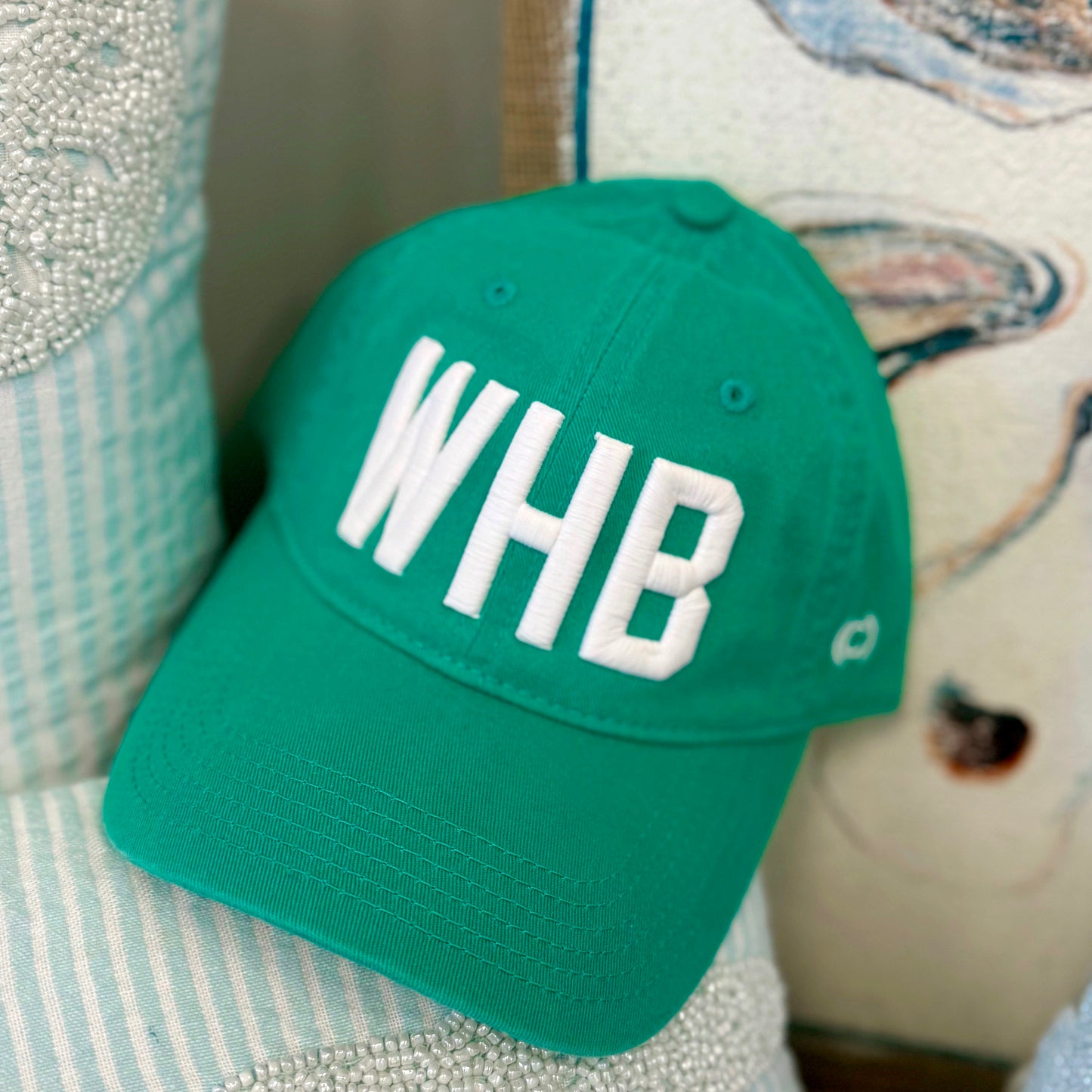 WHB Hat - Seafoam/White
