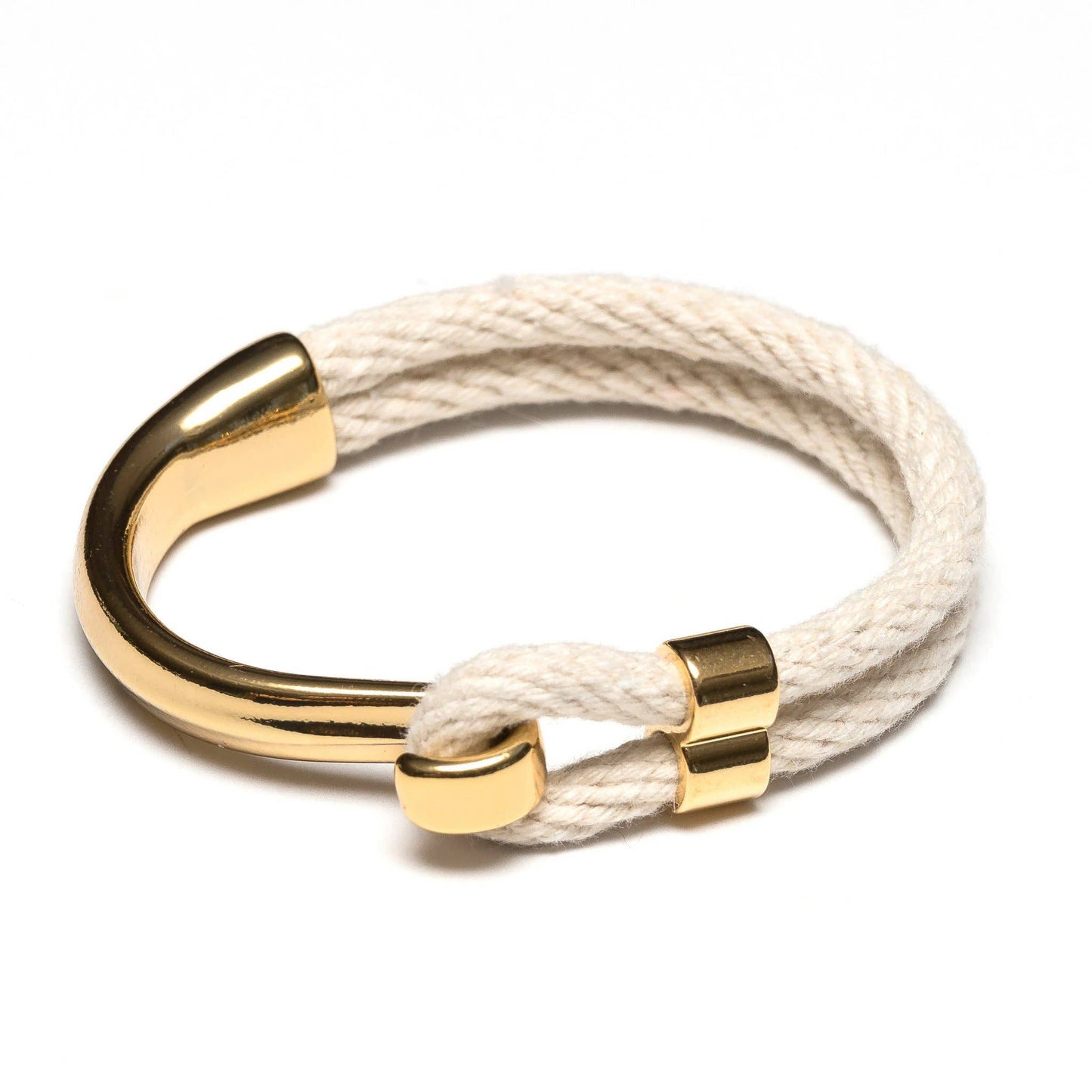 Hampstead - Ivory/Gold - Nautical Rope Bracelet