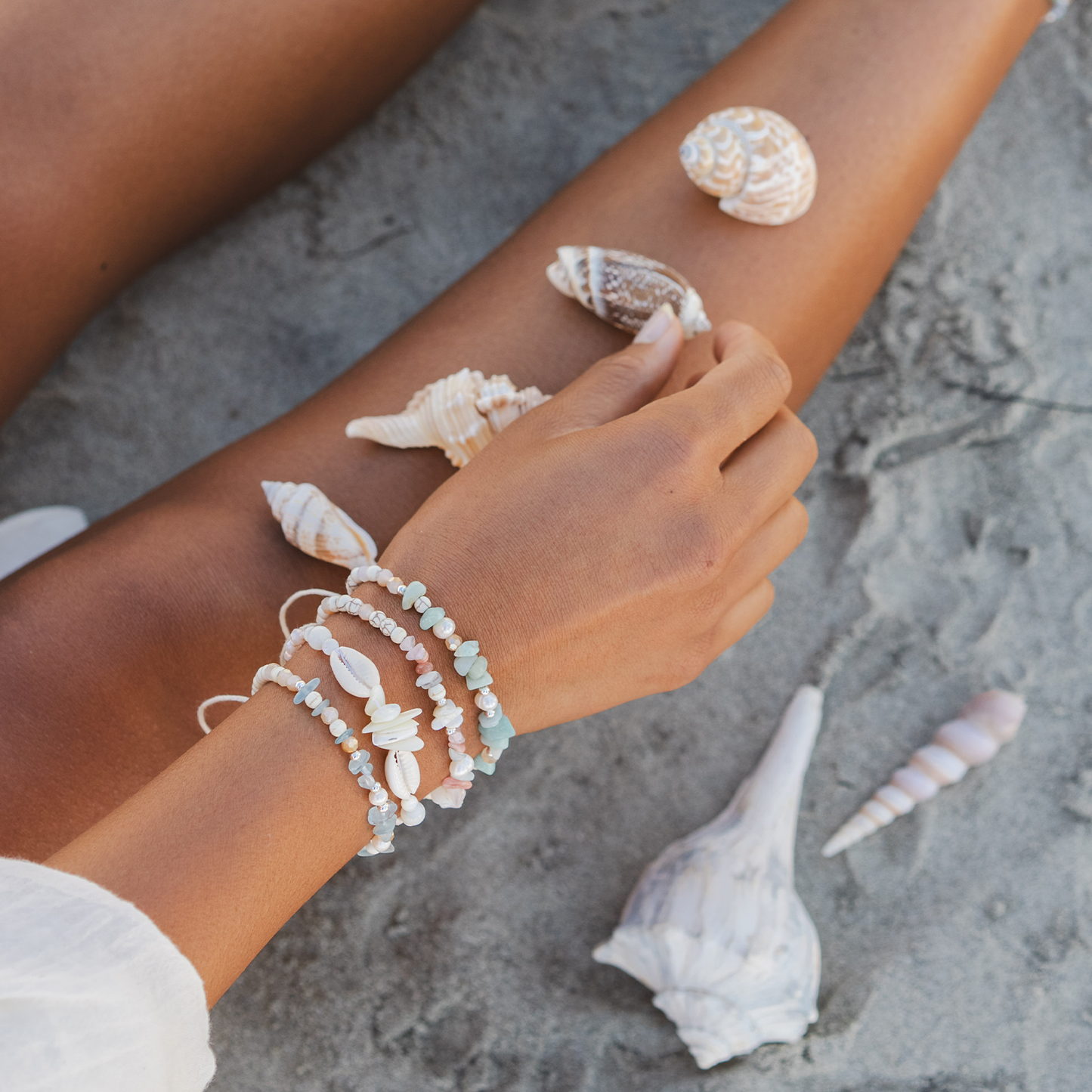 Seaside Kiss Sea Stone Bracelet