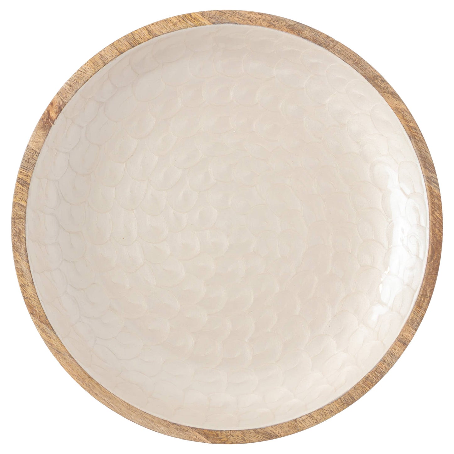14" Dia Mother Of Pearl Fruit Bowl