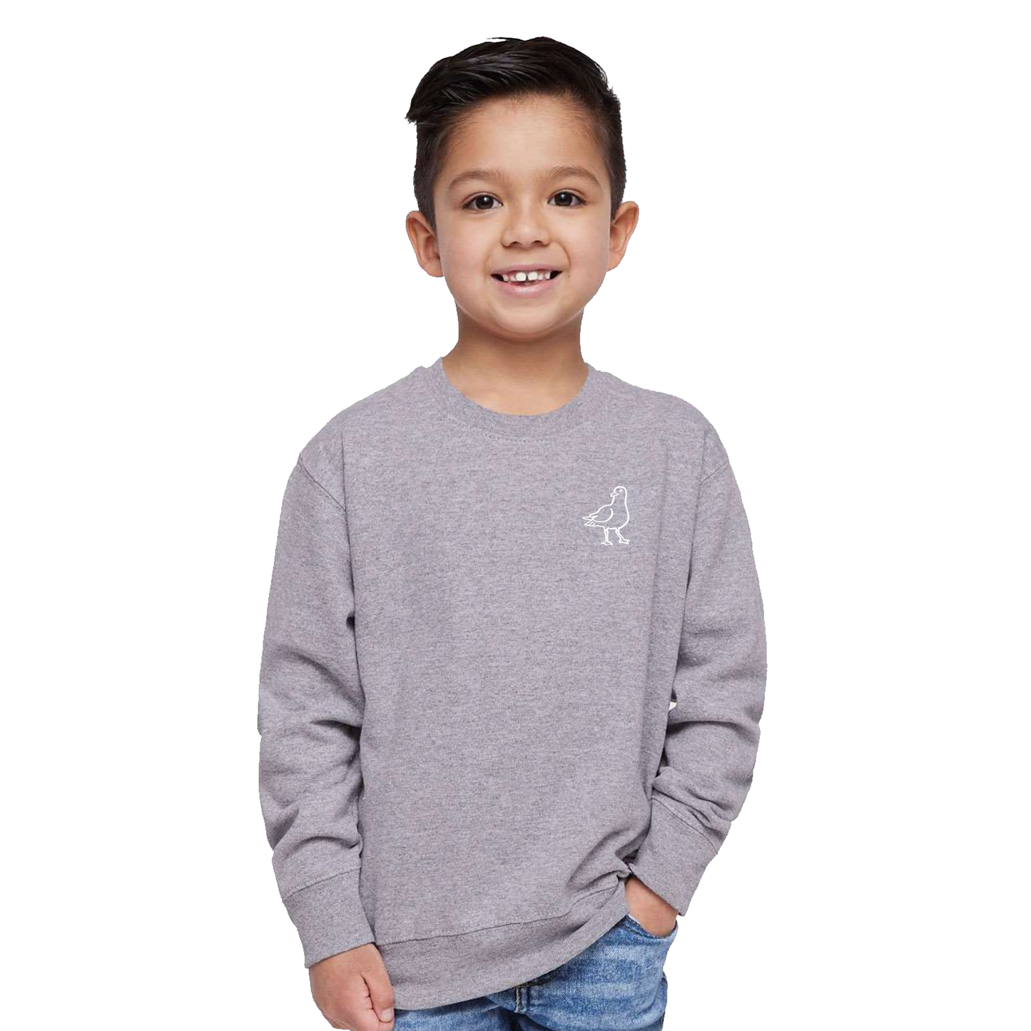 Iconic Local Toddler Crewneck - Grey