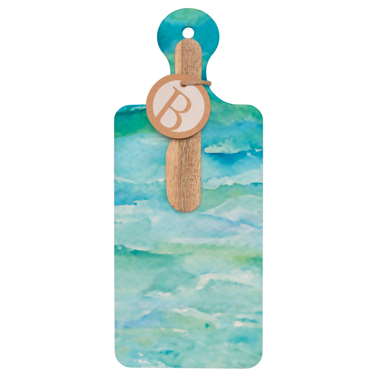 Ocean Personal Cheese Board & Spreader