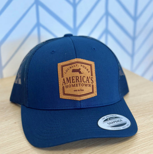 Americas Hometown Trucker Hat - Navy