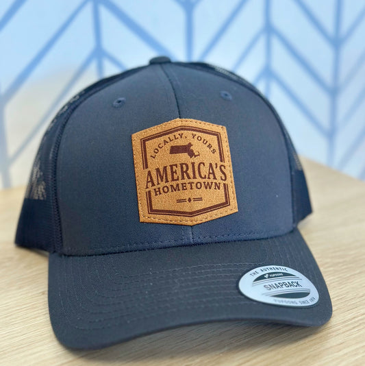 Americas Hometown Trucker Hat - Charcoal