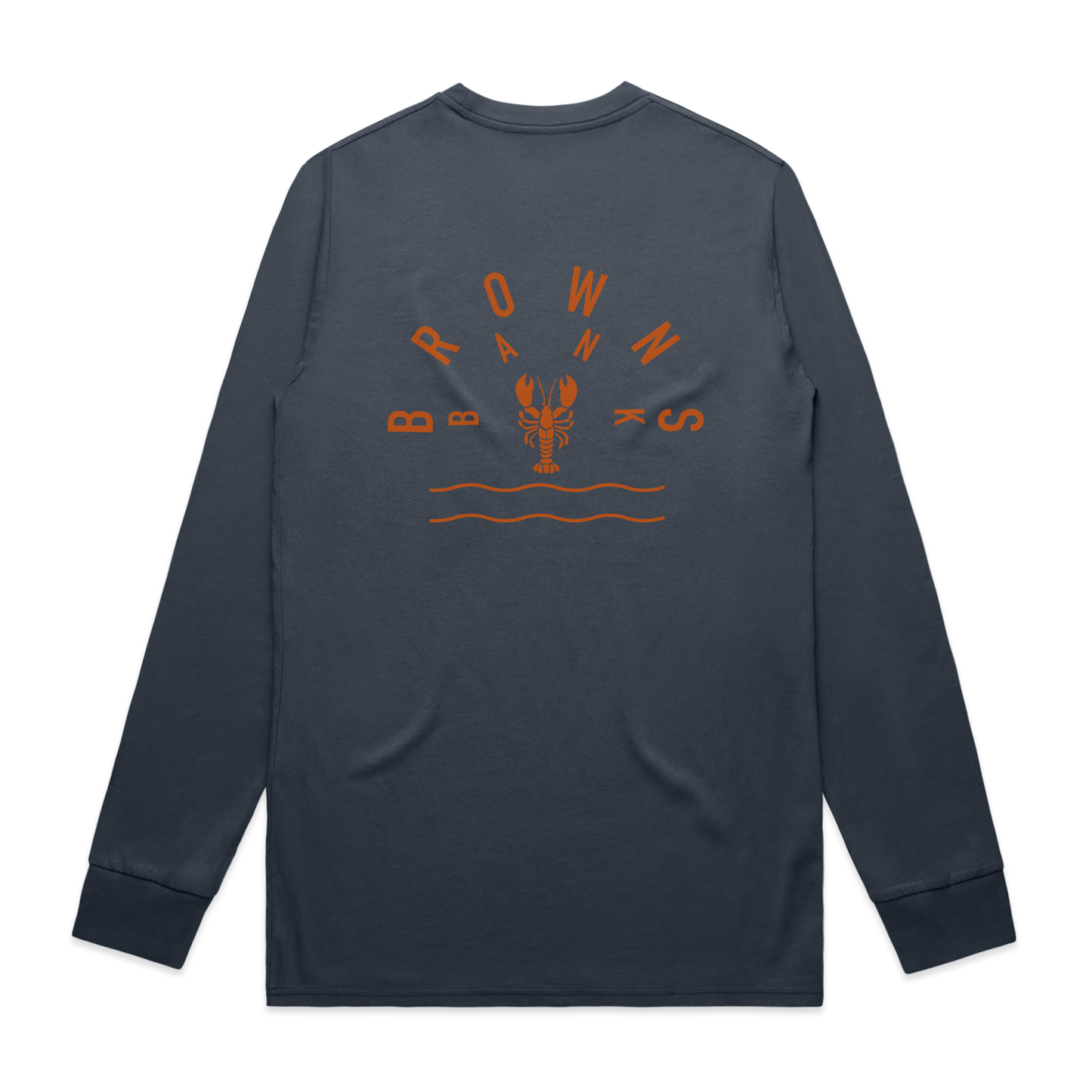 Arched Browns Bank Lobster Long Sleeve - Atlantic Blue