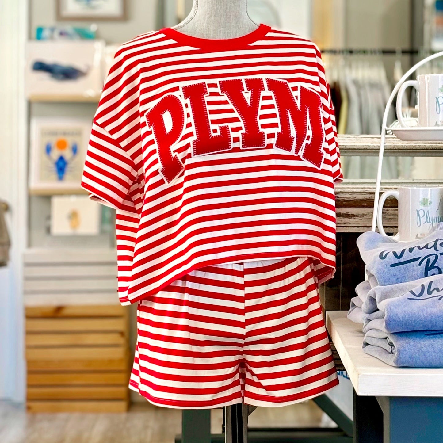 Striped PLYM T-Shirt + Short Set