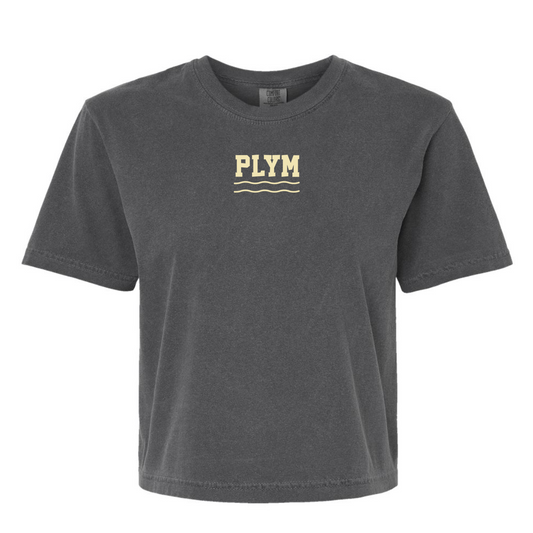 PLYM Icons of Summer - Boxy Cropped T-Shirt Pepper