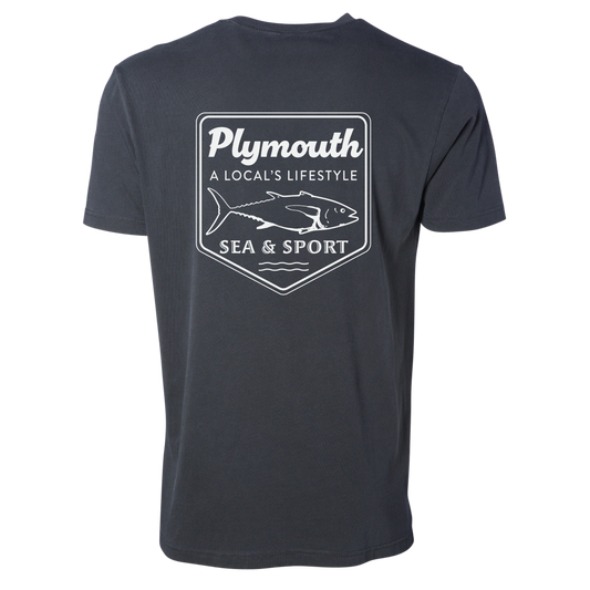 Tuna Sea + Sport Plymouth T-Shirt - Distressed Black