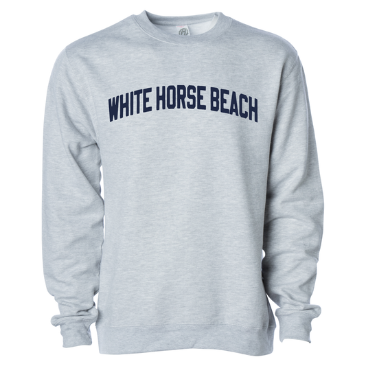 White Horse Beach - Grey/Navy Classic Crew 2025