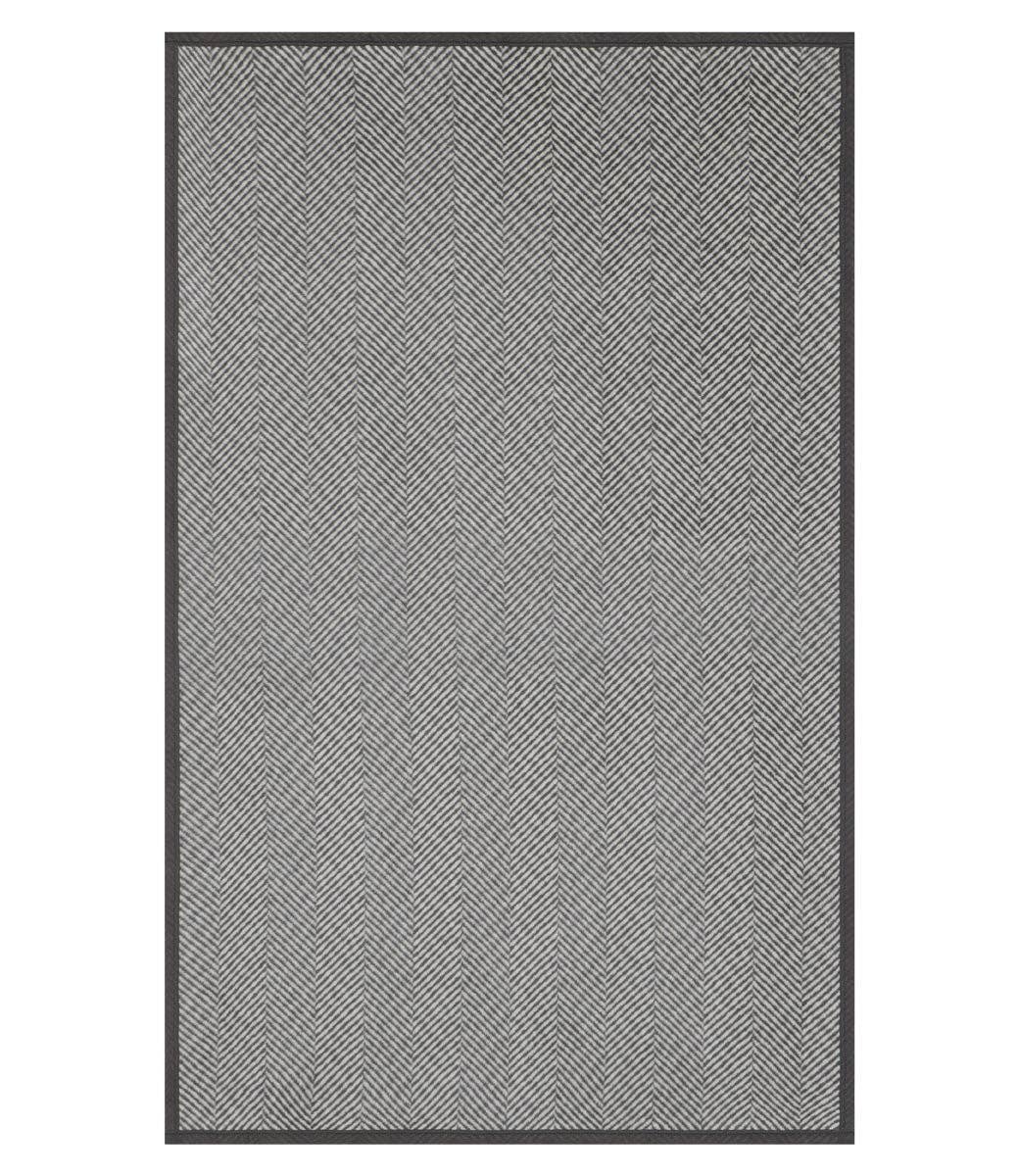 Harborview Herringbone Ash Midi Blanket: Original Size