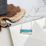 Sterling Silver Beach Scene Necklace