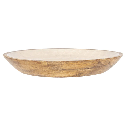 14" Dia Mother Of Pearl Fruit Bowl