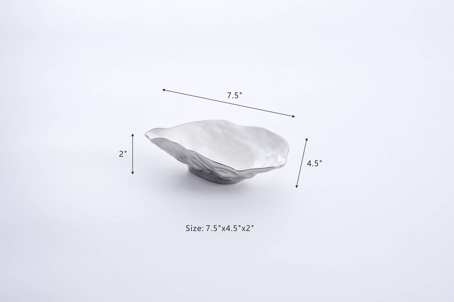 Small Oyster Bowl - Silver