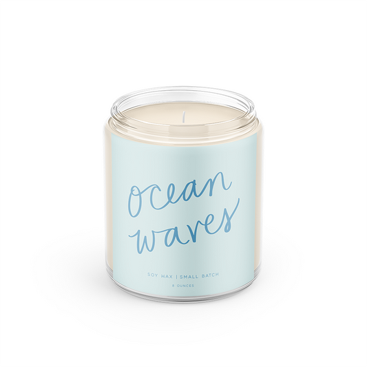 Ocean Waves Candle