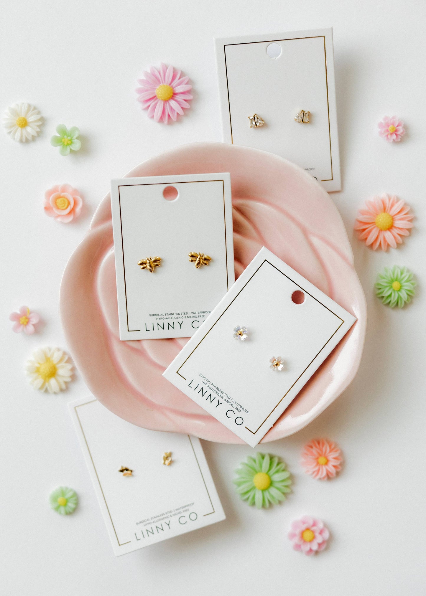 Screwback Stud Earrings - Sloane