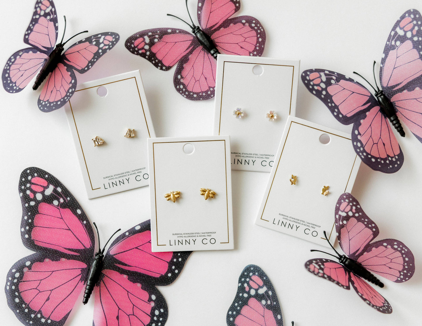 Screwback Stud Earrings - Sloane