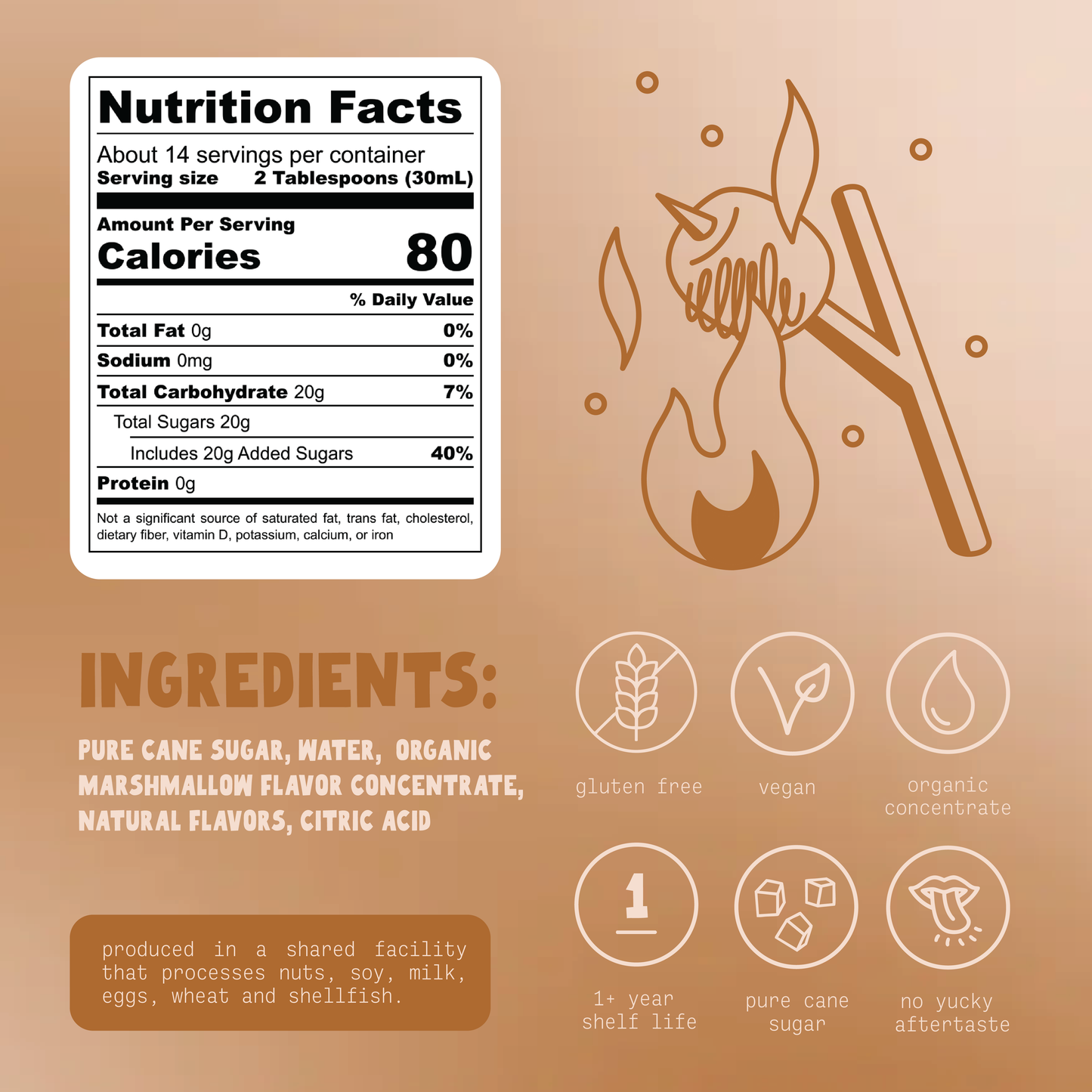 Toasted Marshmallow - Surrup