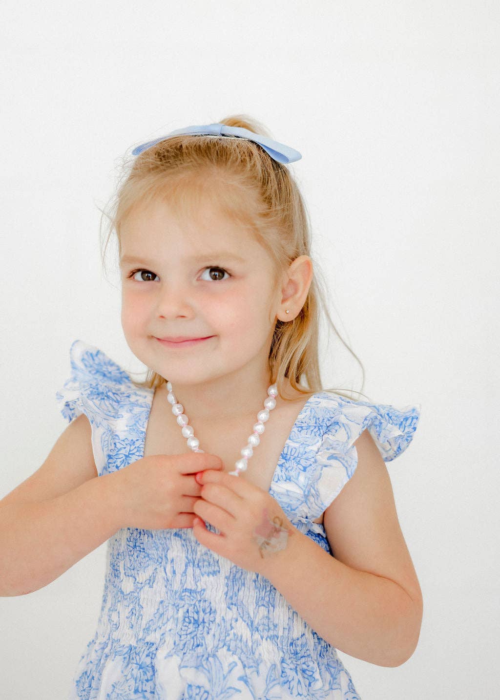 Screwback Stud Earrings - Cooper Clear Gold