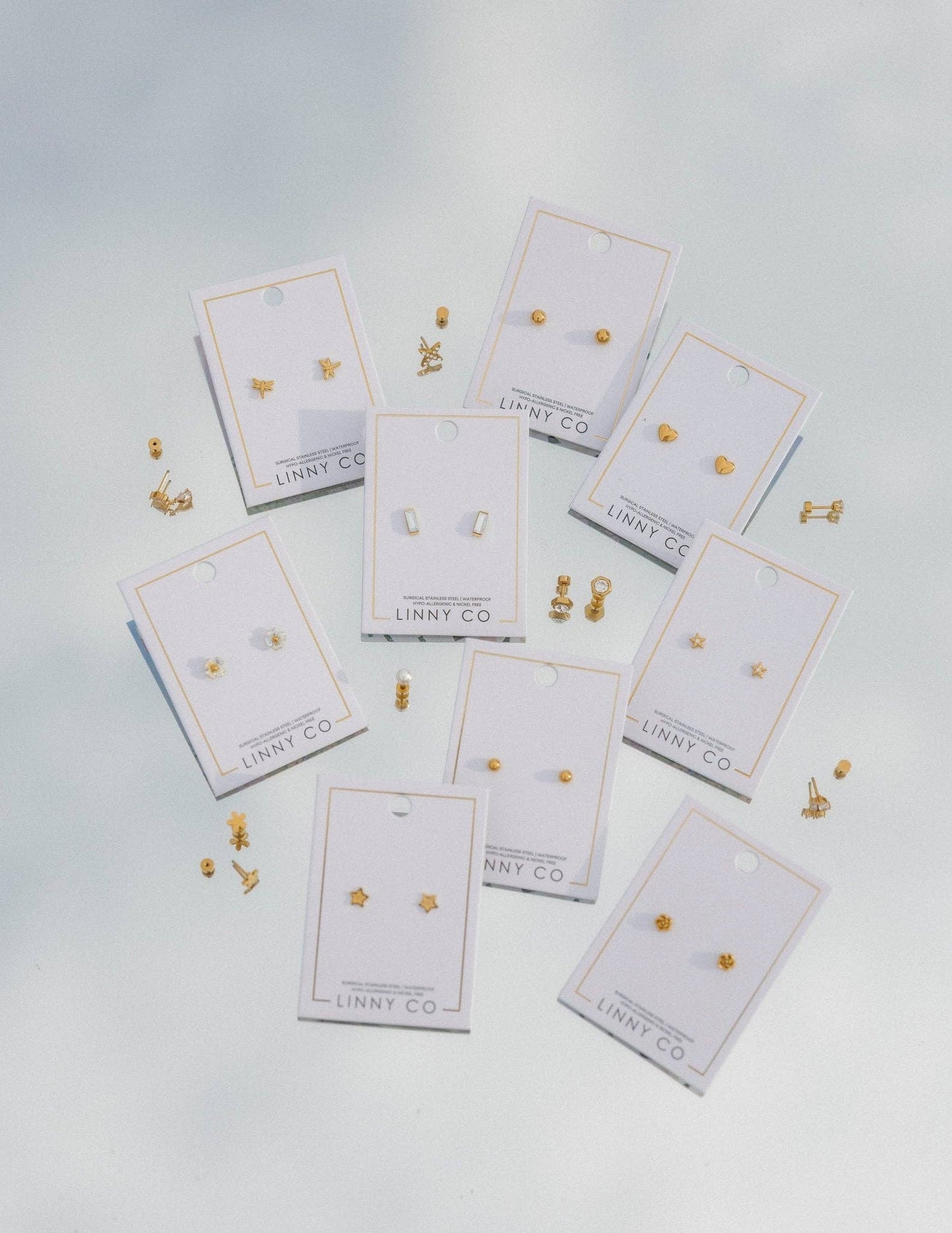 Screwback Stud Earrings - Sloane