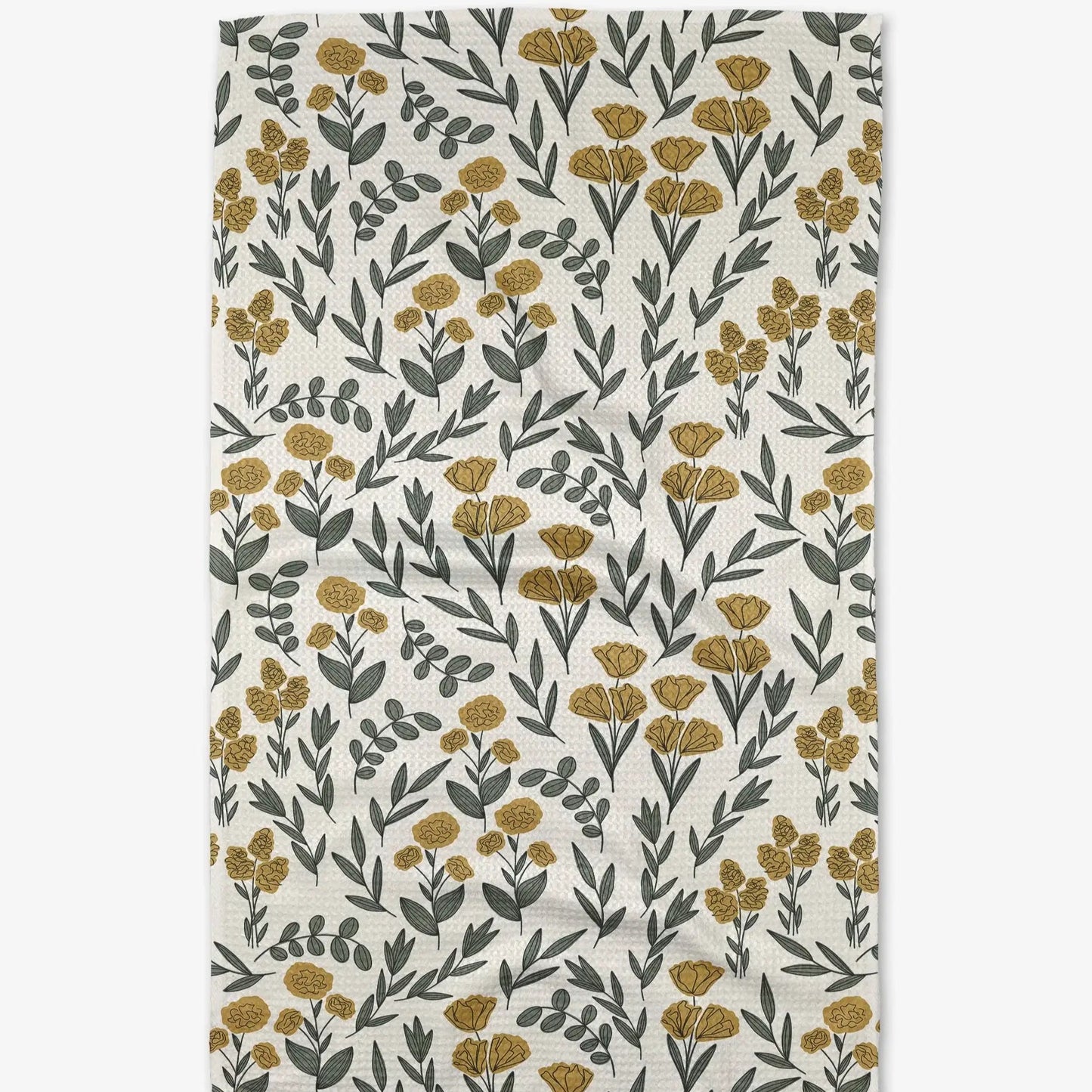 Charolette Yellow Tea Towel