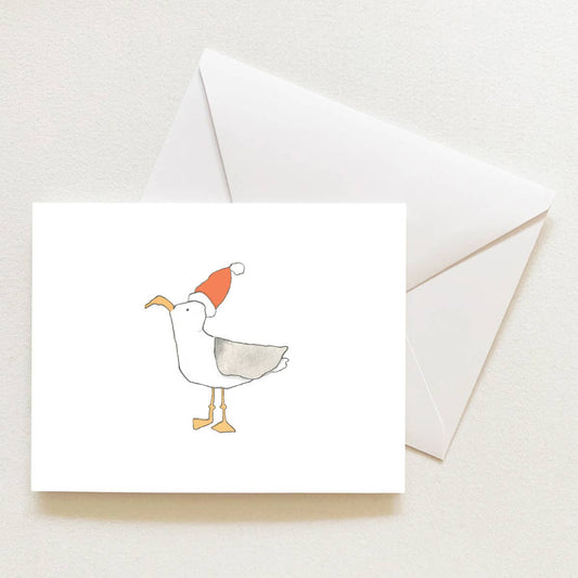 Santa Gull Sleeved Note Card