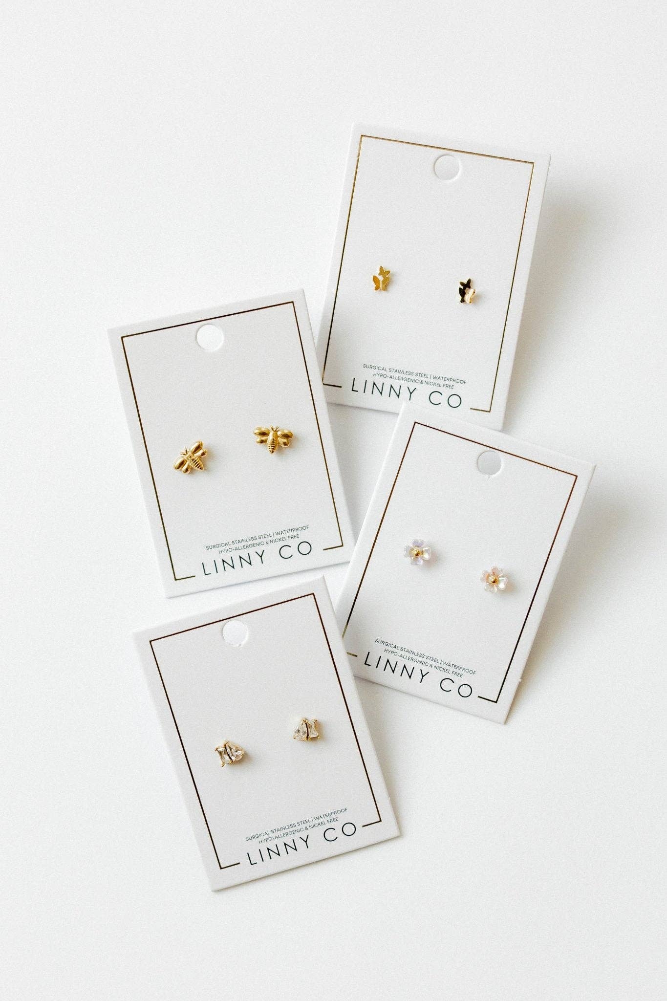 Screwback Stud Earrings - Sloane
