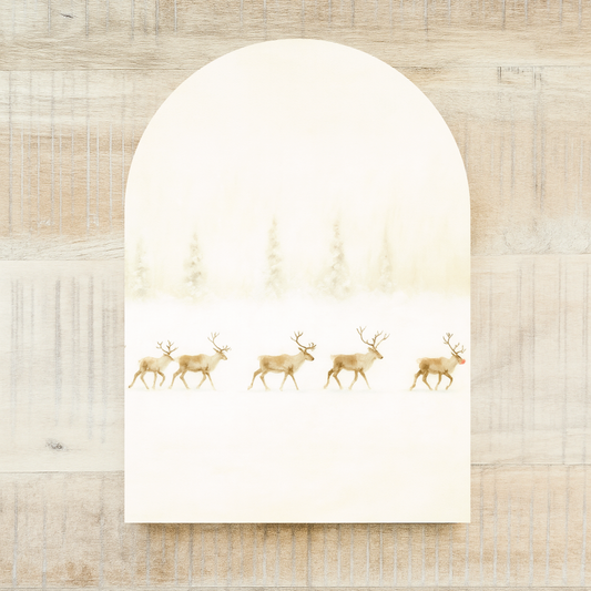 Reindeer Lineup, Arch Artwork