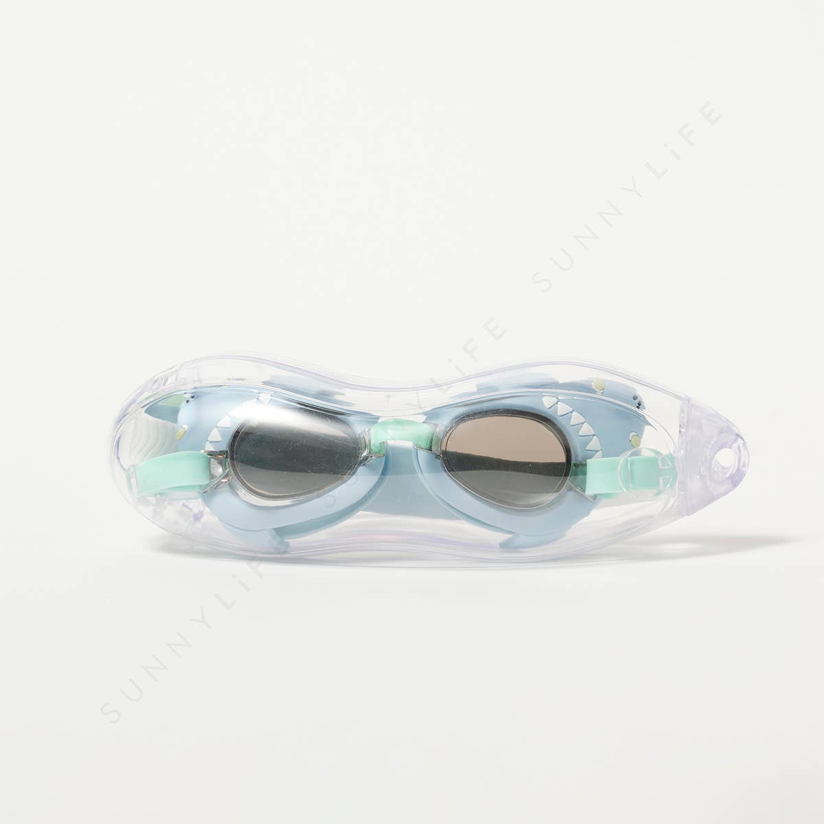 Shark Mini Swim Goggles - Aqua