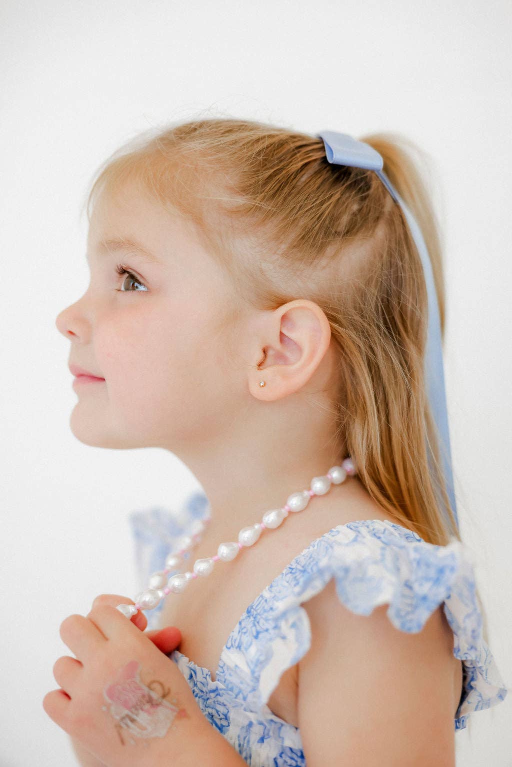 Screwback Stud Earrings - Cooper Clear Gold