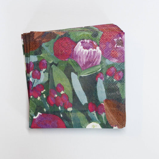 Cocktail Napkins (Set of 20) - Woodlands