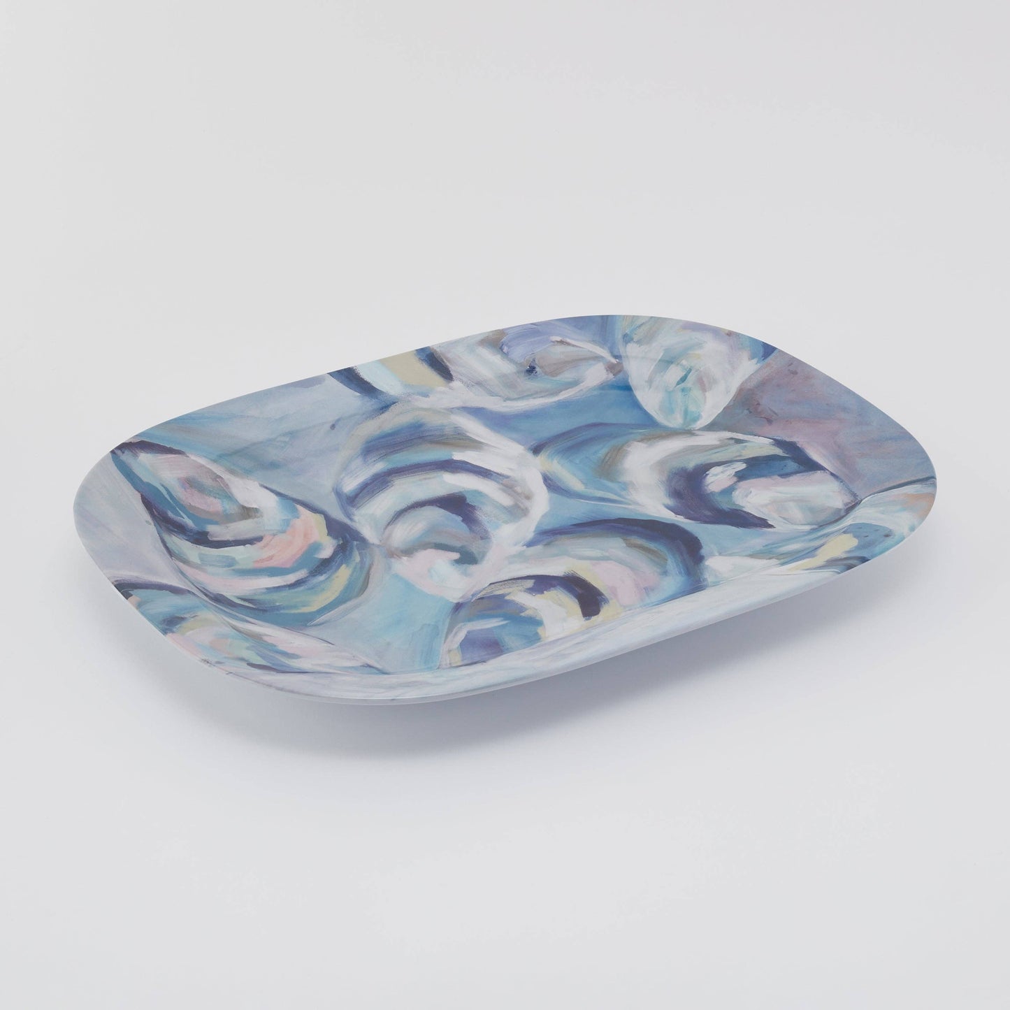 Melamine Platter (Large) - Flowing Shells