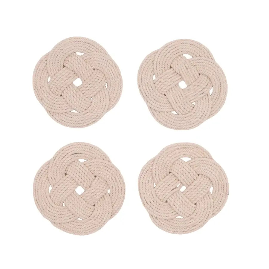 Sereia Coastal Knot Coasters Set 4