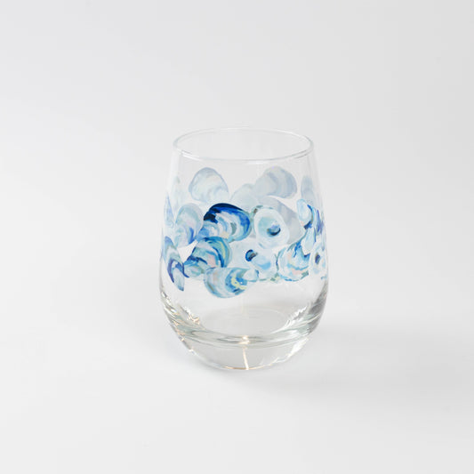 Wine Glass - Flowing Shells