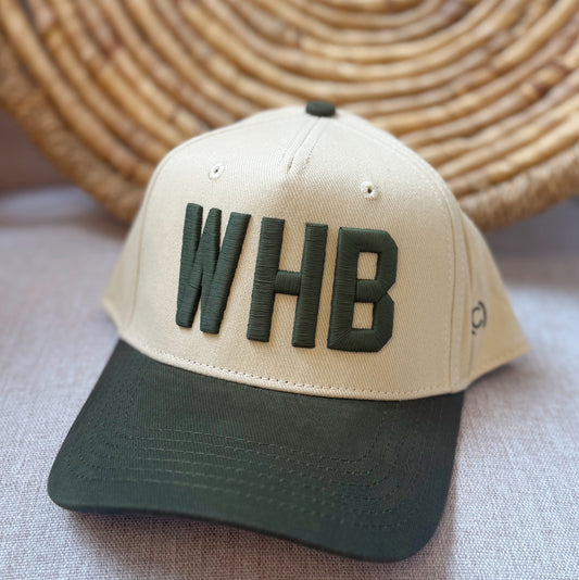 Vintage Cream/Olive Trucker Hat - WHB