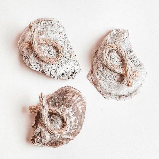 Oyster Tealight Gift Set of 3