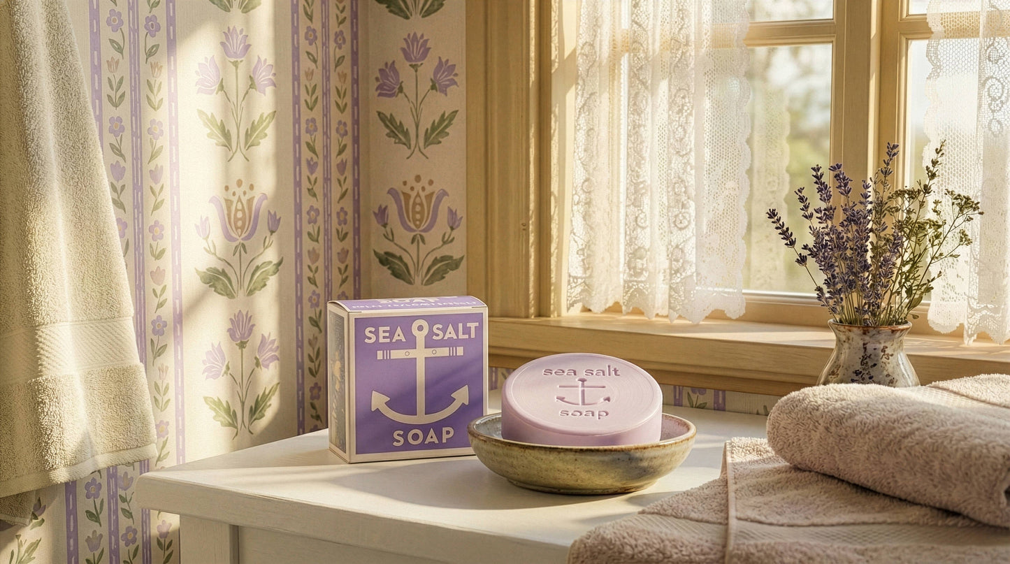 Sea Salt Lavender Bar Soap