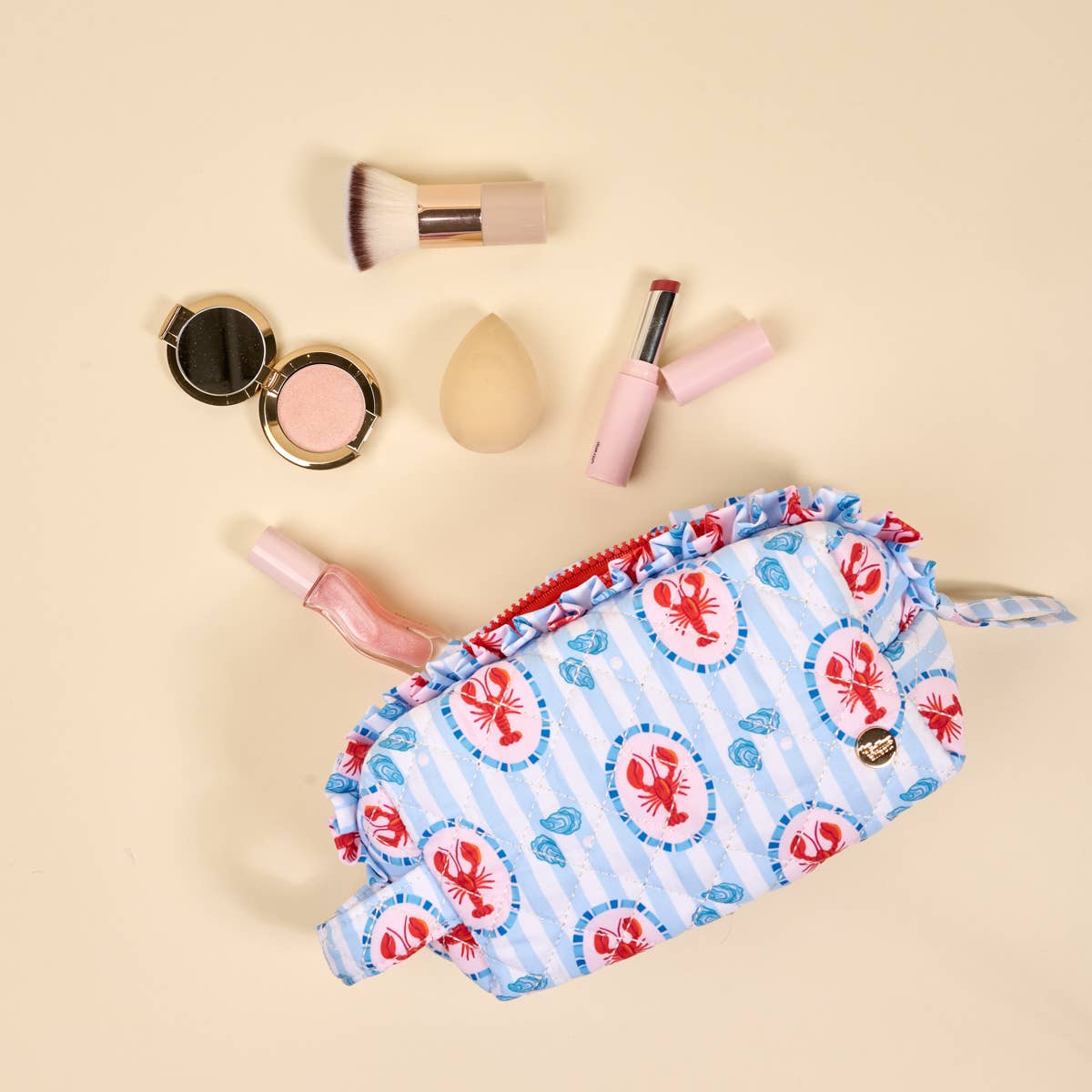 Essentials Quilted Cosmetic Pouch – Harbor House