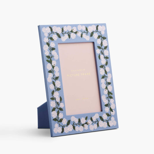 Hydrangea Paper Wrapped Picture Frame