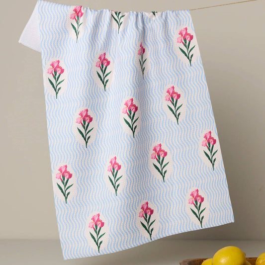 Spatial Bloom Tea Towel