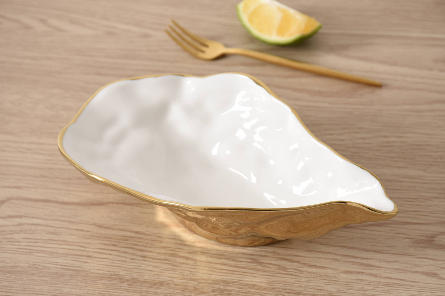 Small Oyster Bowl - Gold