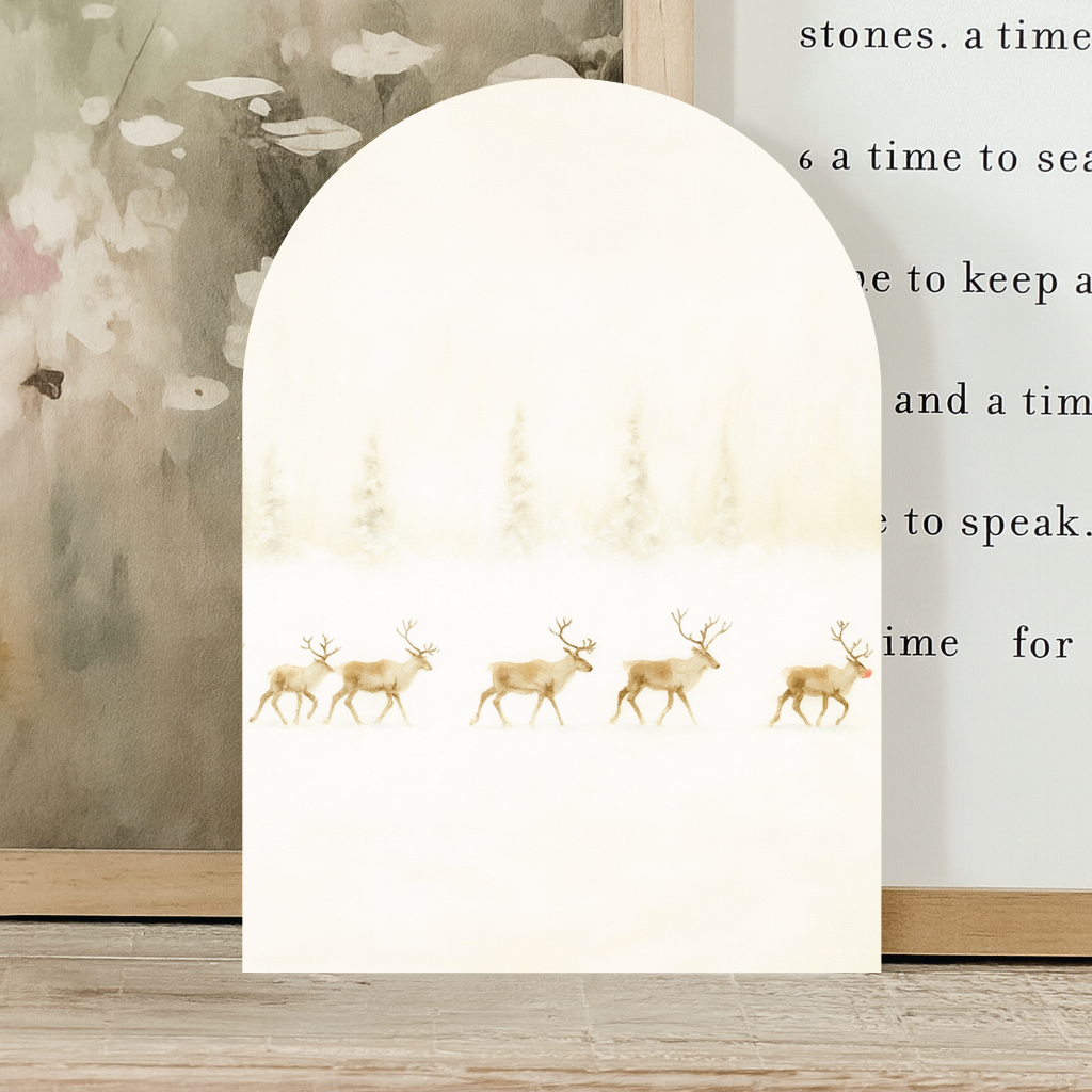 Reindeer Lineup, Arch Artwork