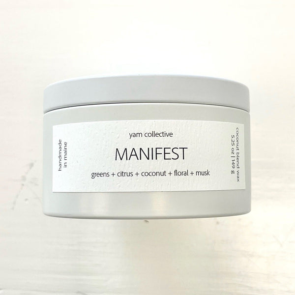 Manifest Candle Tin