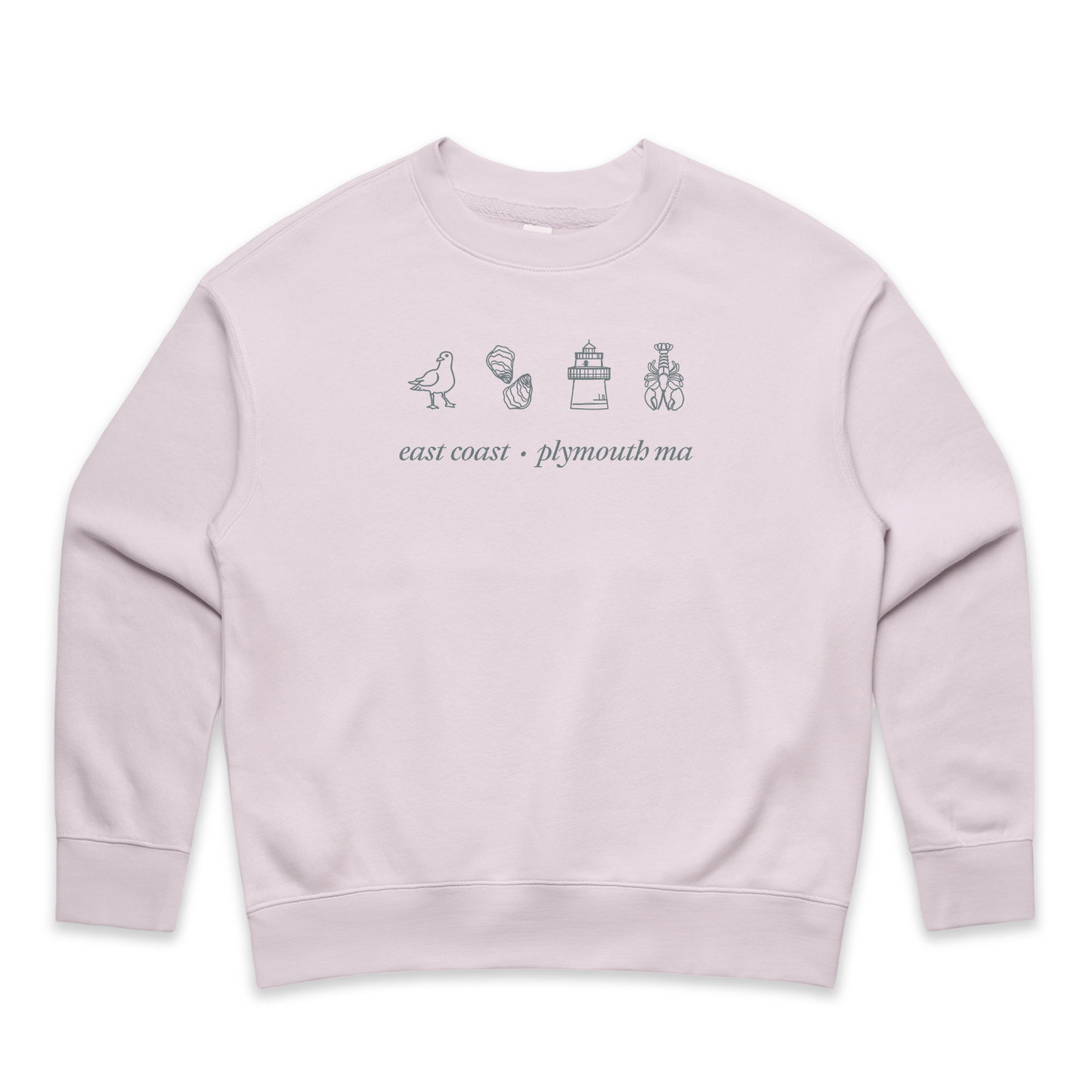 Iconic East Coast Womens Crew - Orchid