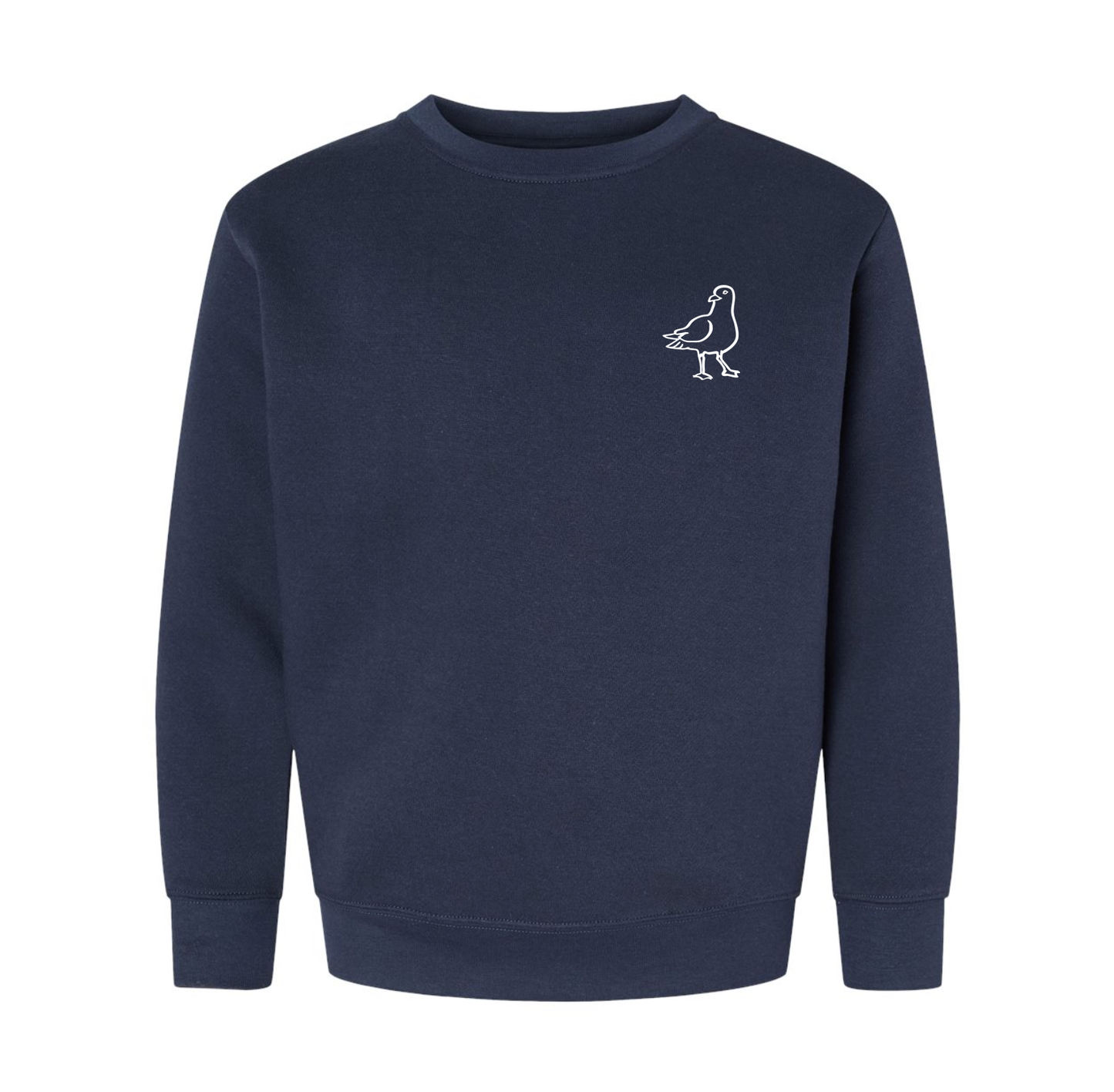 Iconic Local Youth Crewneck - Navy + White