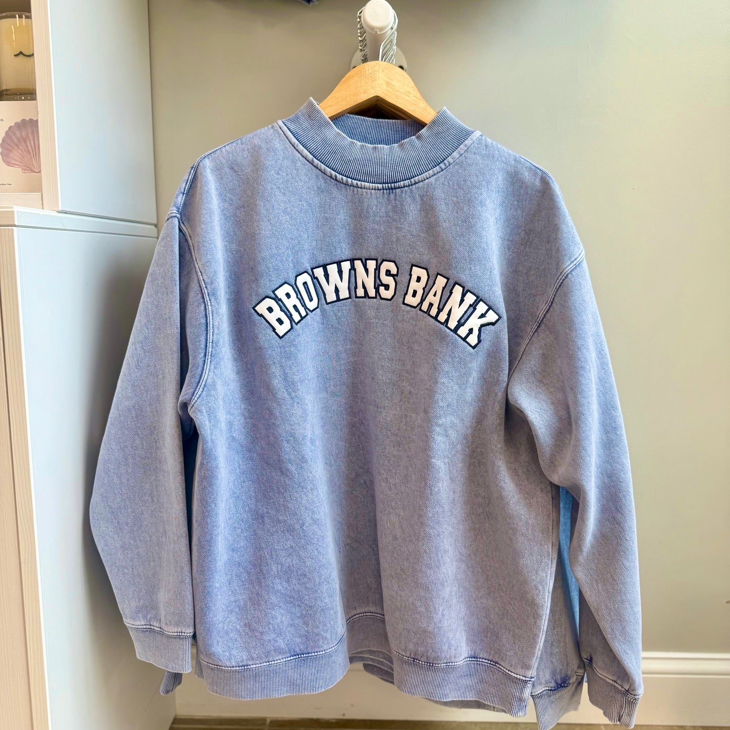 Browns Bank Mock Neck