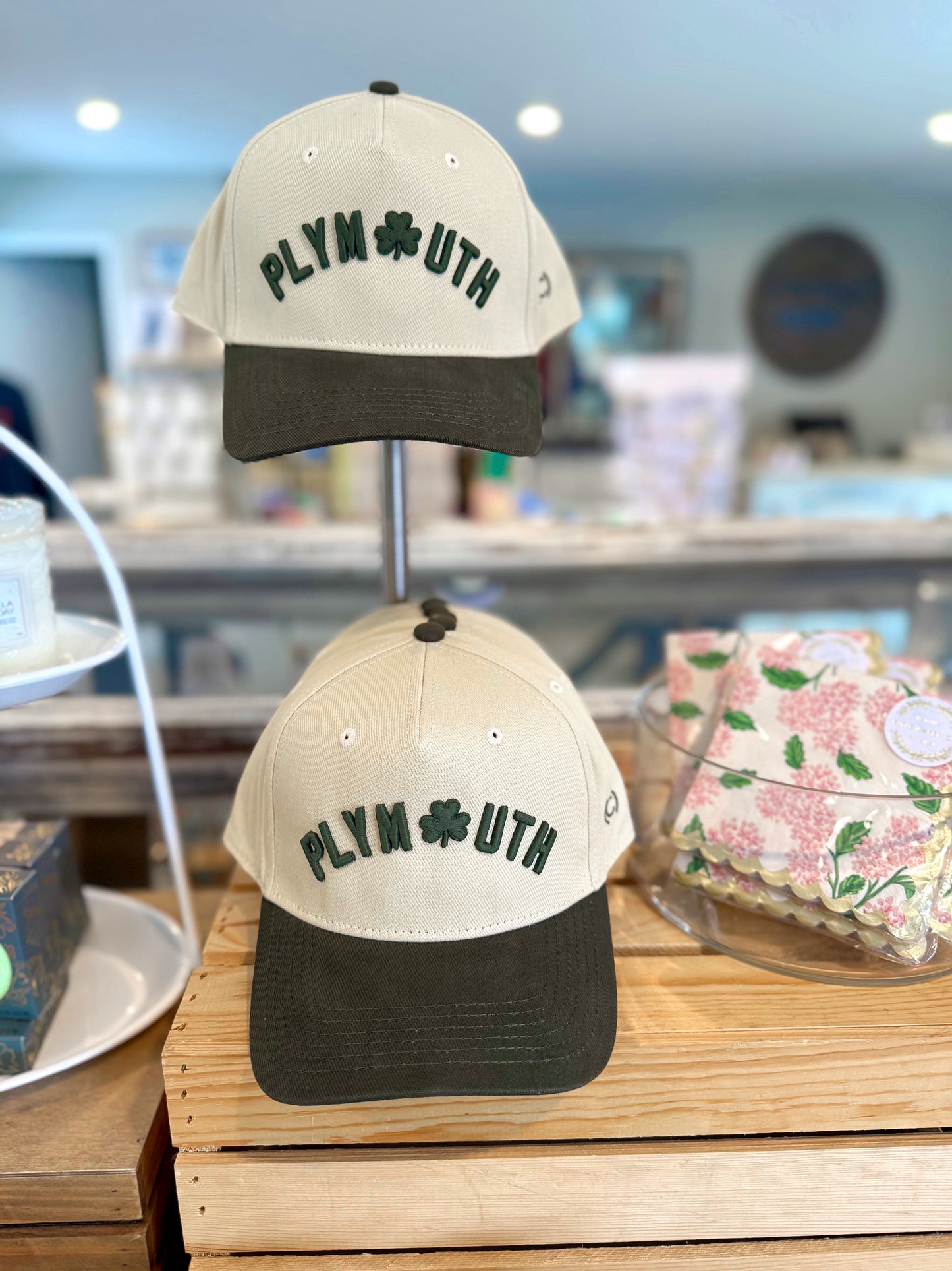 Plymouth Shamrock Snapback Hat