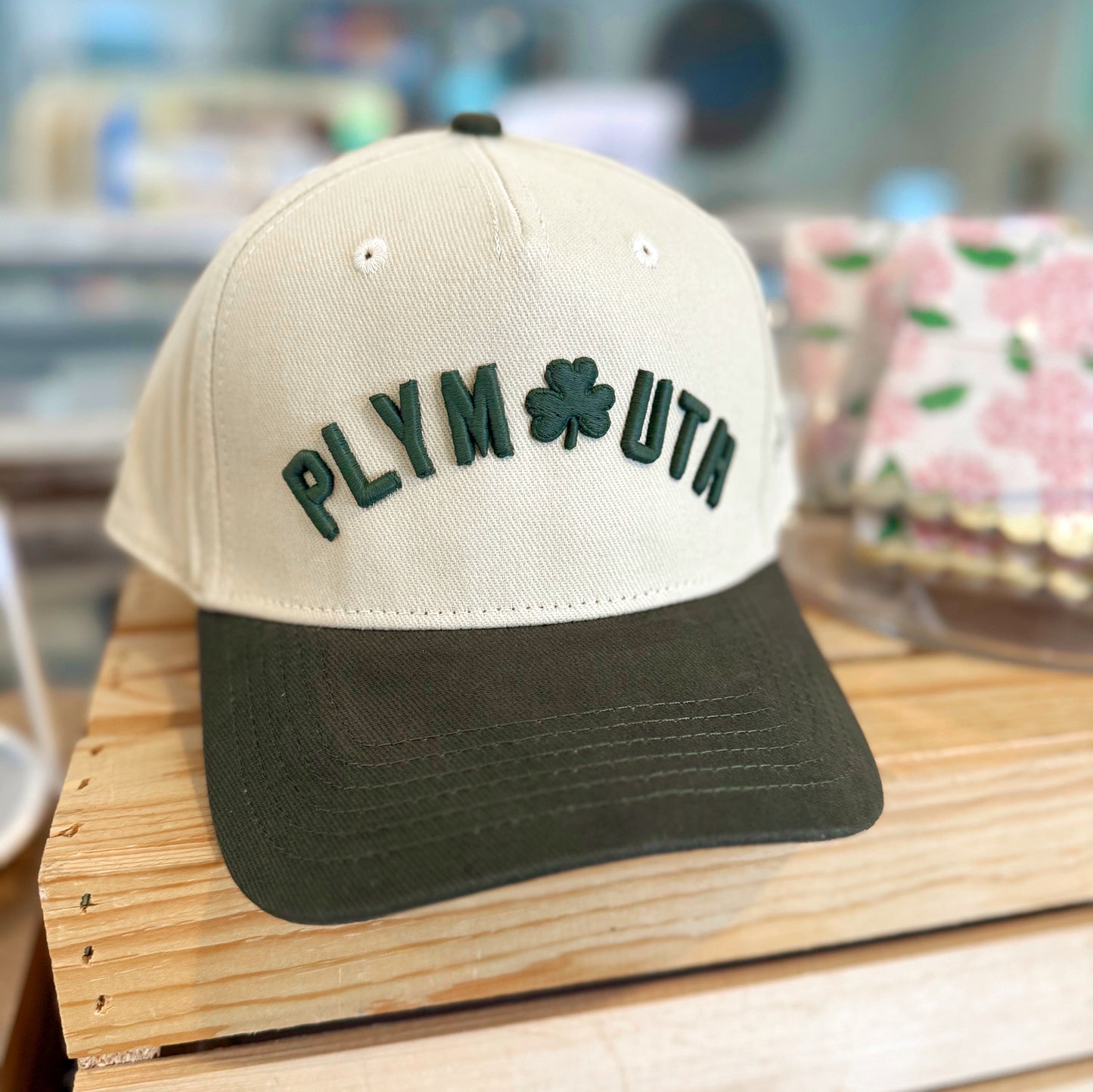 Plymouth Shamrock Snapback Hat