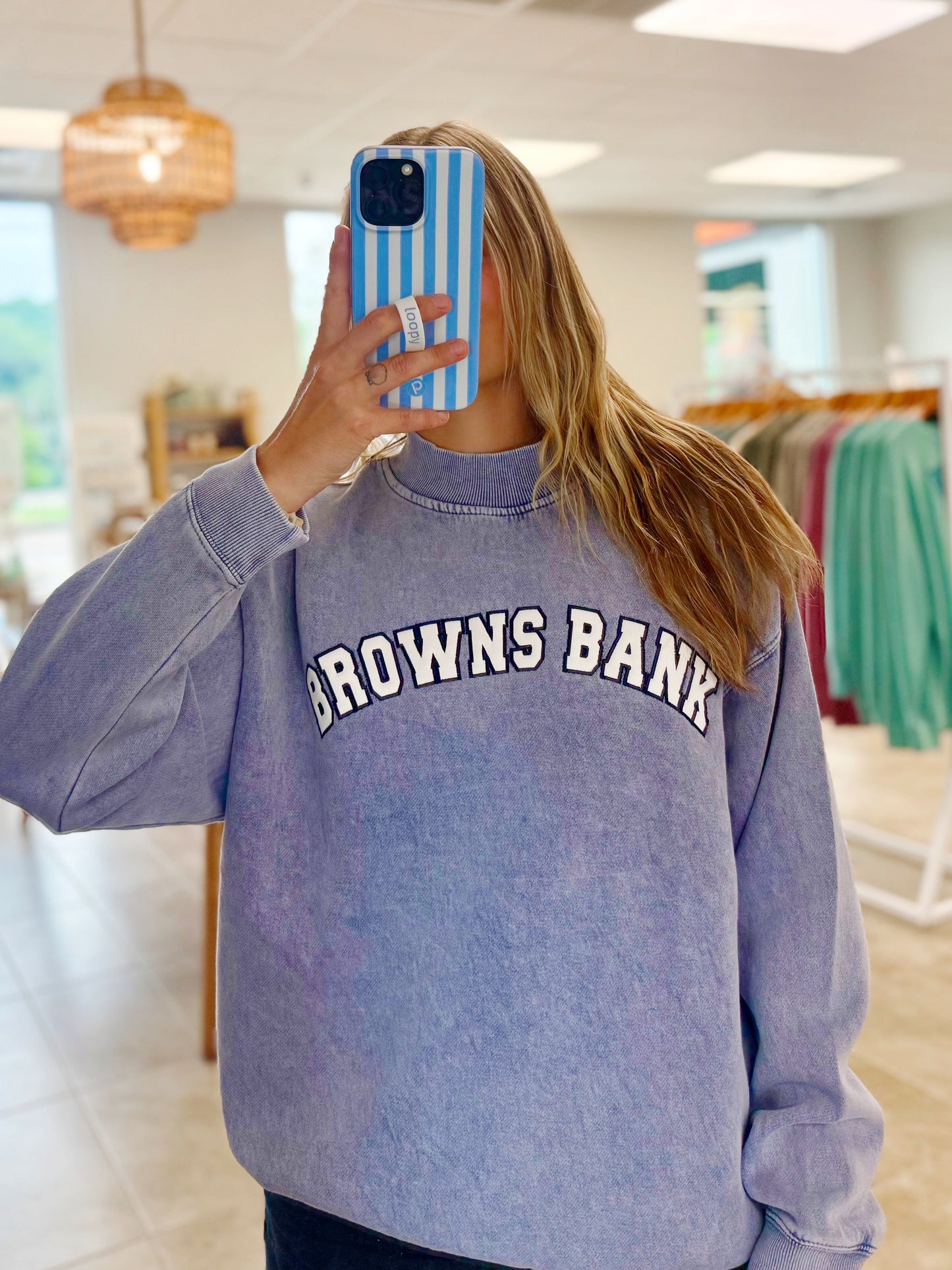 Browns Bank Mock Neck