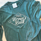 Anchor Down Browns Bank Long Sleeve - Emerald Saltwash