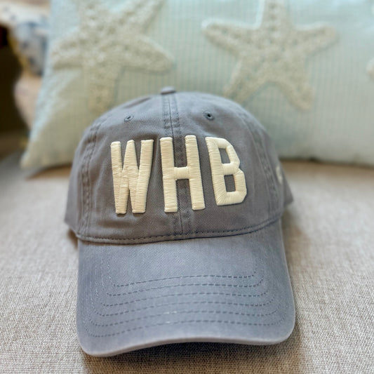 WHB Hat - Washed Grey/Ivory